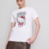 Tricou din bumbac cu imprimeu Hello Kitty Tricou din bumbac cu imprimeu Hello Kitty