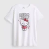 Tricou din bumbac cu imprimeu Hello Kitty Tricou din bumbac cu imprimeu Hello Kitty