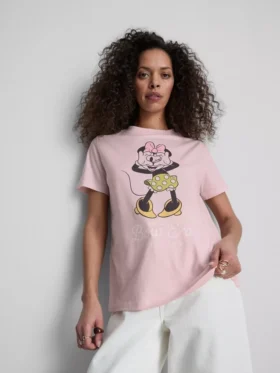 Tricou din bumbac cu imprimeu Minnie Mouse de la Disney