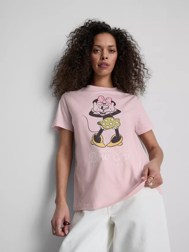 Tricou din bumbac cu imprimeu Minnie Mouse de la Disney Tricou din bumbac cu imprimeu Minnie Mouse de la Disney