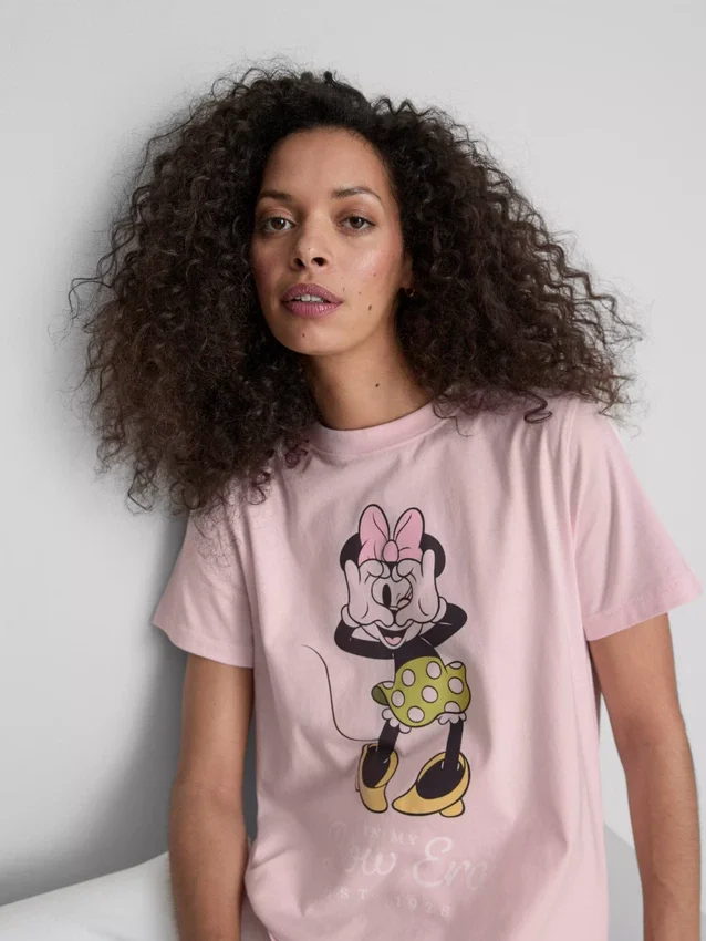Tricou din bumbac cu imprimeu Minnie Mouse de la Disney Tricou din bumbac cu imprimeu Minnie Mouse de la Disney
