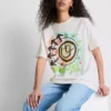 Tricou din bumbac cu logo Blink 182, croială lejeră Tricou din bumbac cu logo Blink 182, croială lejeră