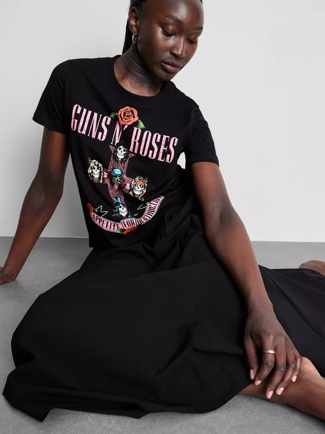 Tricou din bumbac cu motivul albumului „Guns N’ Roses” Tricou din bumbac cu motivul albumului „Guns N’ Roses”