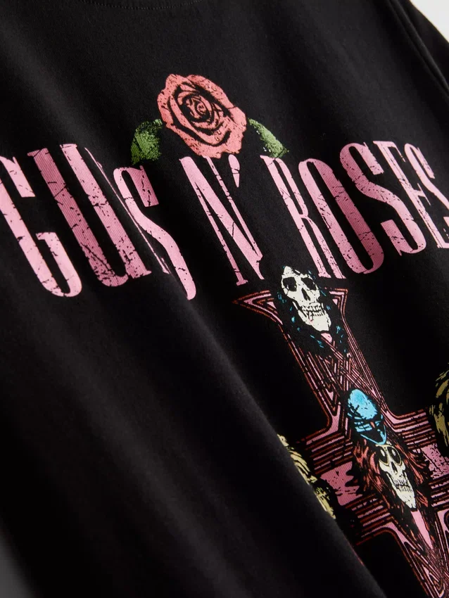Tricou din bumbac cu motivul albumului „Guns N’ Roses” Tricou din bumbac cu motivul albumului „Guns N’ Roses”