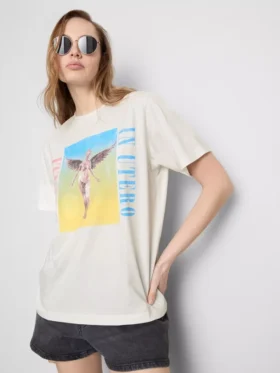 Tricou din bumbac Nirvana Rainbow Tour