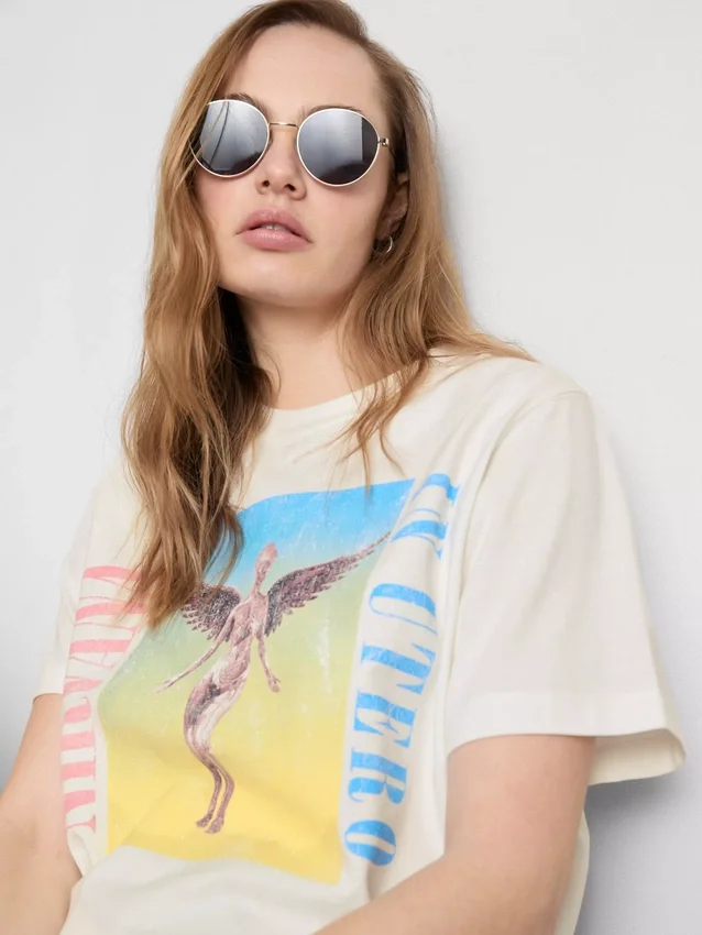 Tricou din bumbac Nirvana Rainbow Tour Tricou din bumbac Nirvana Rainbow Tour
