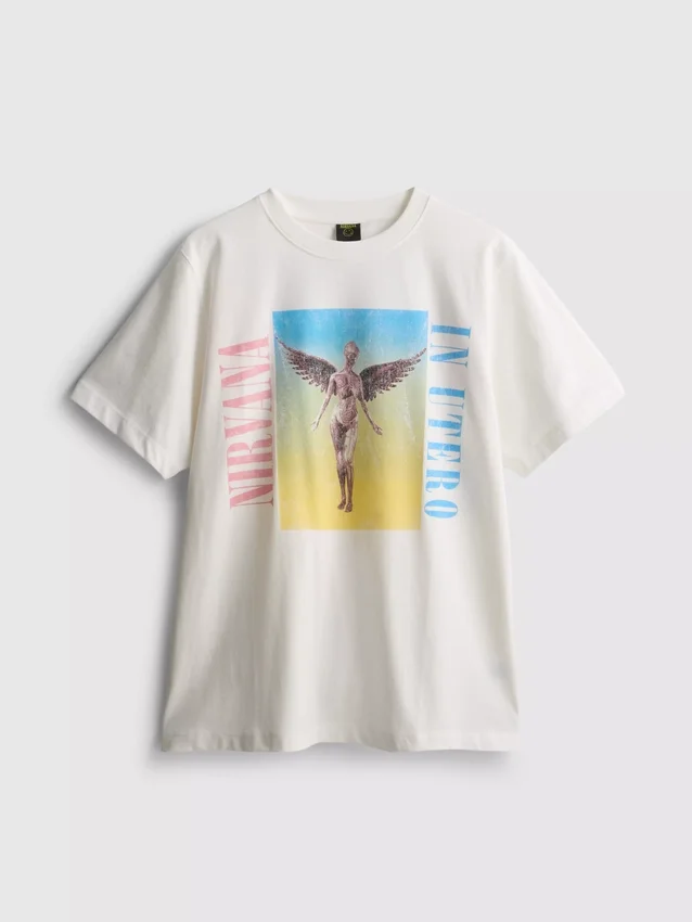 Tricou din bumbac Nirvana Rainbow Tour Tricou din bumbac Nirvana Rainbow Tour
