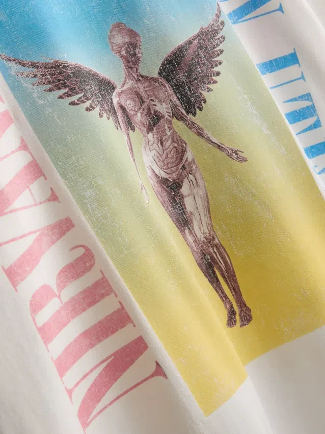 Tricou din bumbac Nirvana Rainbow Tour Tricou din bumbac Nirvana Rainbow Tour