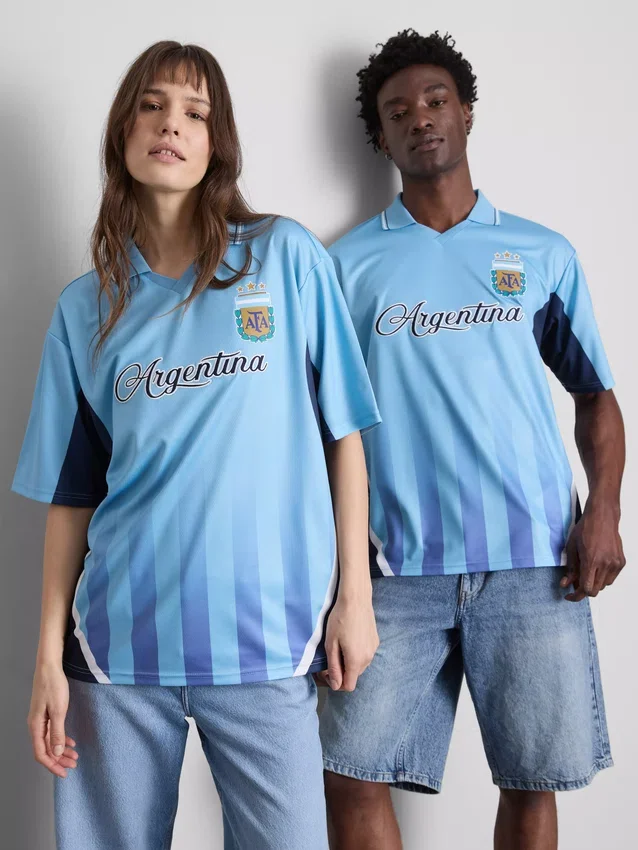 Tricou din plasă cu mâneci scurte Argentina Tricou din plasă cu mâneci scurte Argentina