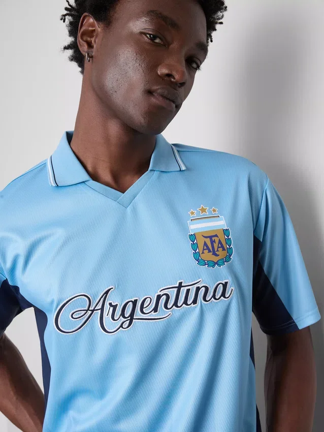 Tricou din plasă cu mâneci scurte Argentina Tricou din plasă cu mâneci scurte Argentina