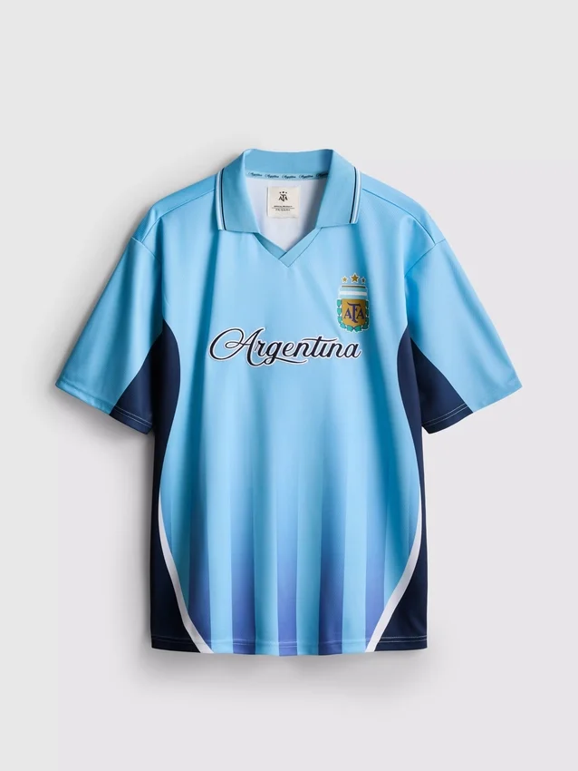 Tricou din plasă cu mâneci scurte Argentina Tricou din plasă cu mâneci scurte Argentina