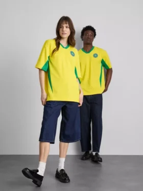 Tricou din plasă cu mâneci scurte „Brazil”