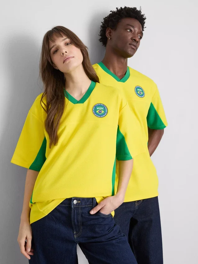 Tricou din plasă cu mâneci scurte „Brazil” Tricou din plasă cu mâneci scurte „Brazil”