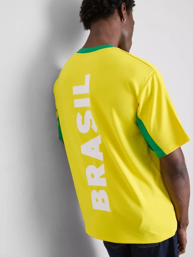 Tricou din plasă cu mâneci scurte „Brazil” Tricou din plasă cu mâneci scurte „Brazil”