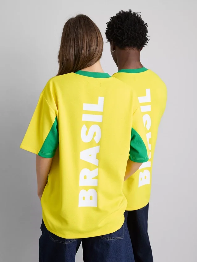 Tricou din plasă cu mâneci scurte „Brazil” Tricou din plasă cu mâneci scurte „Brazil”