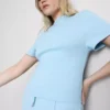 Tricou drept, cu detalii la cusături, cu conținut ridicat de bumbac Tricou drept, cu detalii la cusături, cu conținut ridicat de bumbac