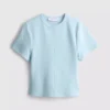 Tricou drept, cu detalii la cusături, cu conținut ridicat de bumbac Tricou drept, cu detalii la cusături, cu conținut ridicat de bumbac