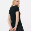 Tricou elastic cu guler rotund Tricou elastic cu guler rotund