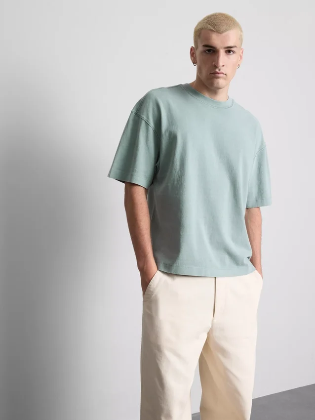Tricou esențial cu mâneci scurte Tricou esențial cu mâneci scurte