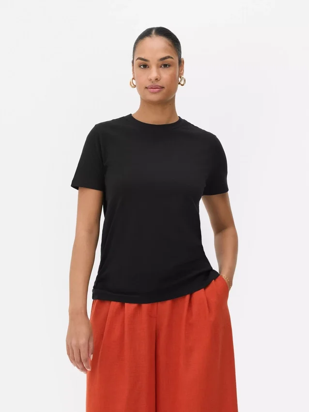 Tricou esențial cu mâneci scurte Tricou esențial cu mâneci scurte