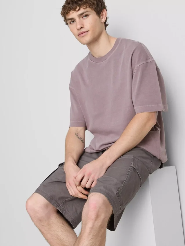Tricou esențial cu mâneci scurte Tricou esențial cu mâneci scurte