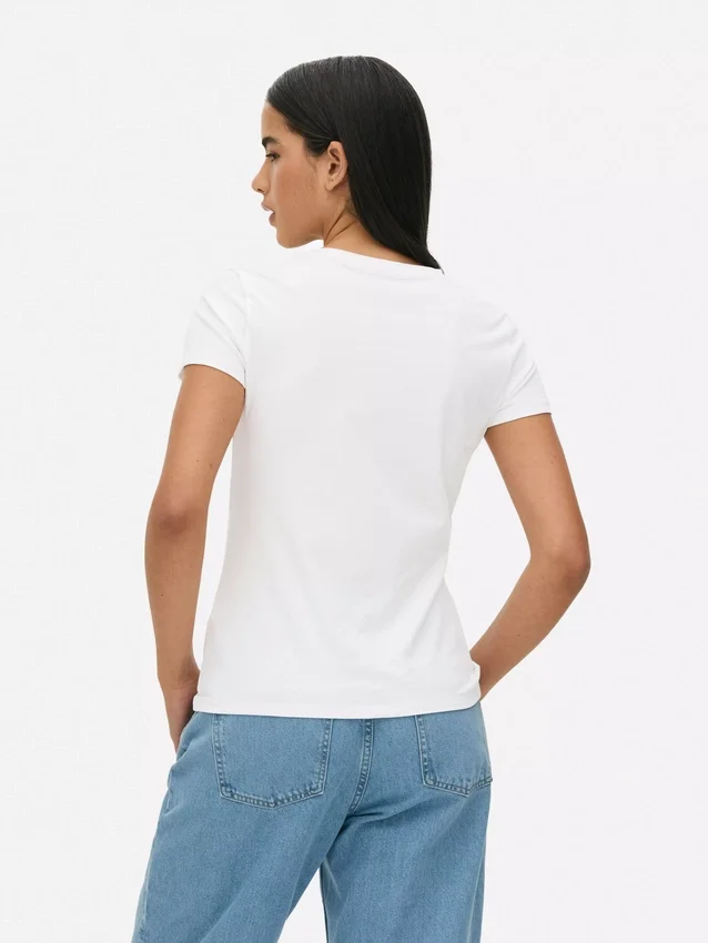 Tricou esențial cu mâneci scurte Tricou esențial cu mâneci scurte