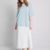 Tricou esențial din bumbac, cu croială oversized Tricou esențial din bumbac, cu croială oversized