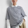 Tricou esențial din bumbac, cu croială oversized