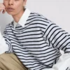 Tricou esențial din bumbac, cu croială oversized