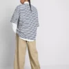Tricou esențial din bumbac, cu croială oversized