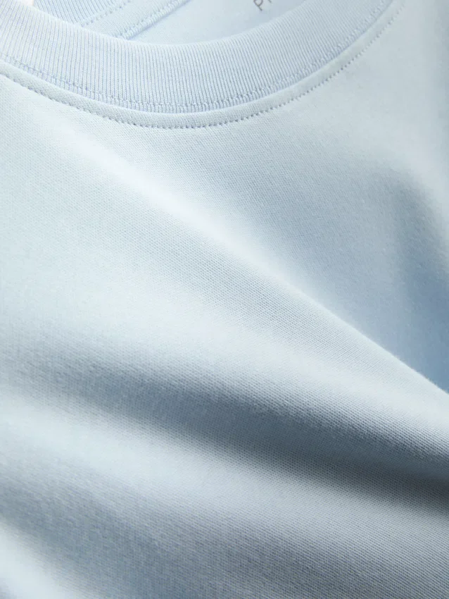 Tricou esențial din bumbac, cu croială oversized Tricou esențial din bumbac, cu croială oversized