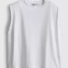 Tricou fără mâneci, cu umeri căptușiți Tricou fără mâneci, cu umeri căptușiți