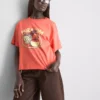 Tricou grafic din bumbac, cu croi drept Tricou grafic din bumbac, cu croi drept