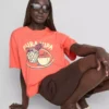 Tricou grafic din bumbac, cu croi drept Tricou grafic din bumbac, cu croi drept