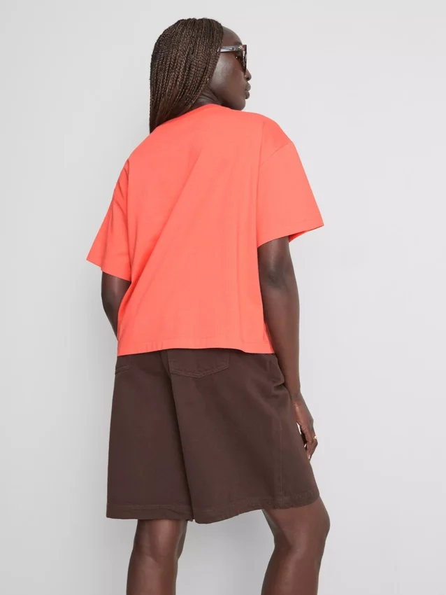 Tricou grafic din bumbac, cu croi drept Tricou grafic din bumbac, cu croi drept