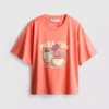 Tricou grafic din bumbac, cu croi drept Tricou grafic din bumbac, cu croi drept