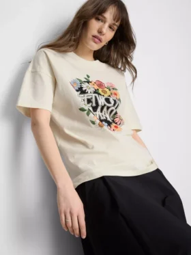 Tricou grafic din bumbac, stil relaxat, Fleetwood Mac