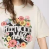 Tricou grafic din bumbac, stil relaxat, Fleetwood Mac Tricou grafic din bumbac, stil relaxat, Fleetwood Mac