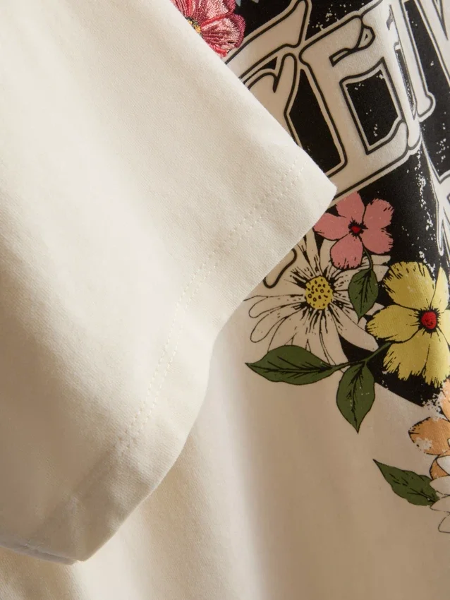 Tricou grafic din bumbac, stil relaxat, Fleetwood Mac Tricou grafic din bumbac, stil relaxat, Fleetwood Mac