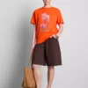 Tricou grafic lejer Maura K Spania Tricou grafic lejer Maura K Spania