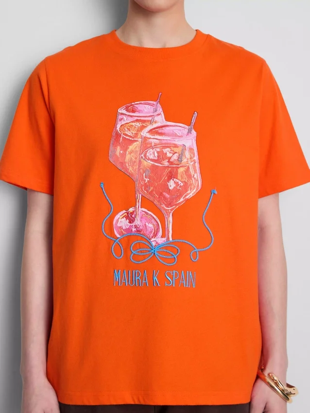 Tricou grafic lejer Maura K Spania Tricou grafic lejer Maura K Spania