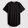 Tricou lung cu buzunar aplicat