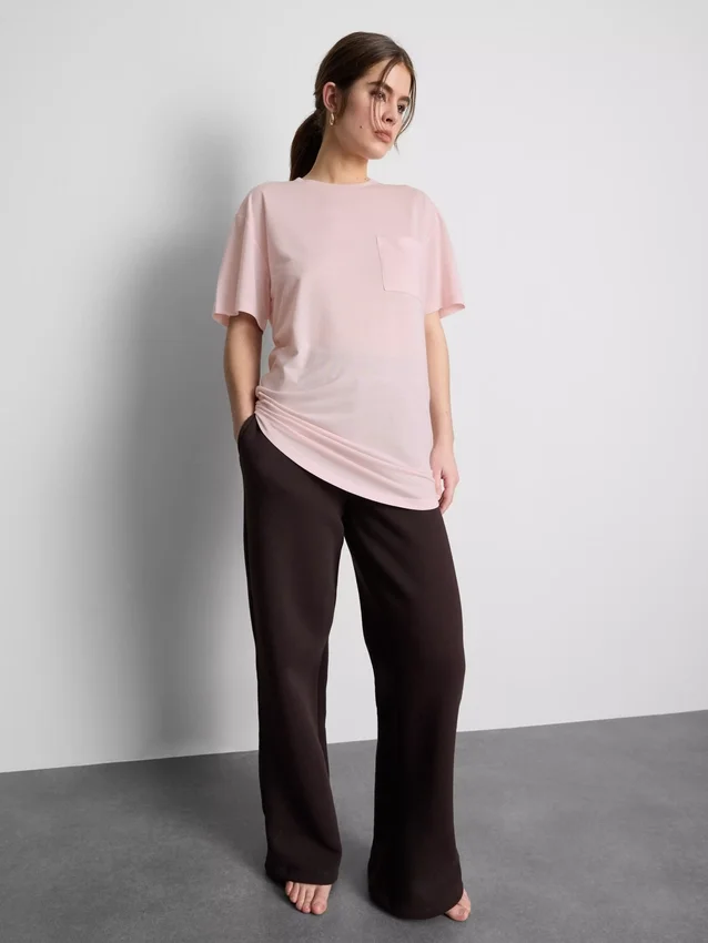 Tricou lung cu guler rotund Tricou lung cu guler rotund