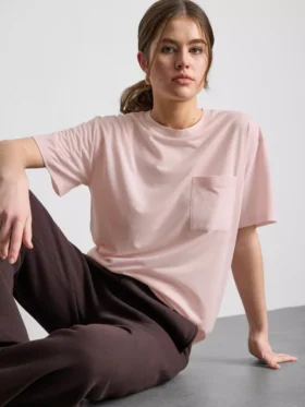 Tricou lung cu guler rotund
