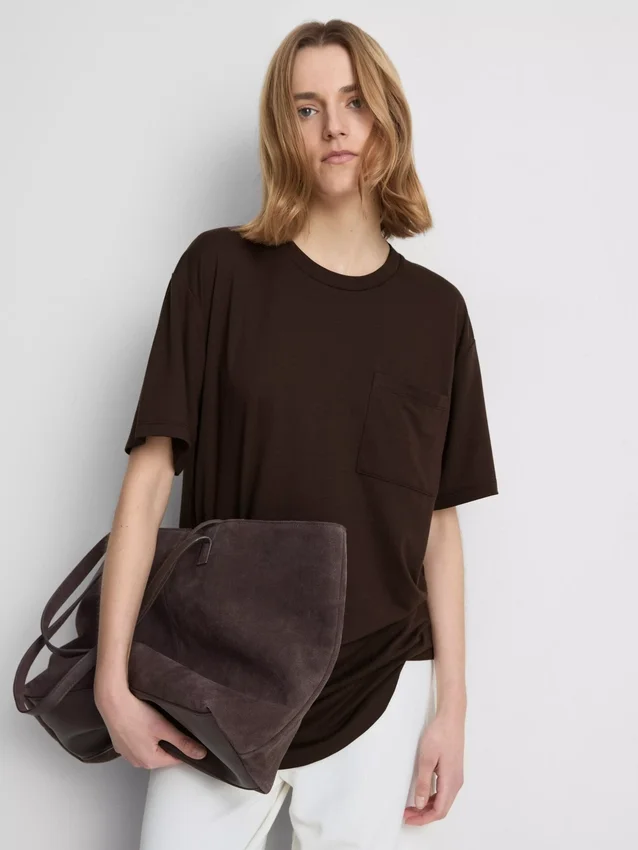 Tricou lung cu guler rotund Tricou lung cu guler rotund