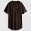 Tricou lung cu guler rotund Tricou lung cu guler rotund