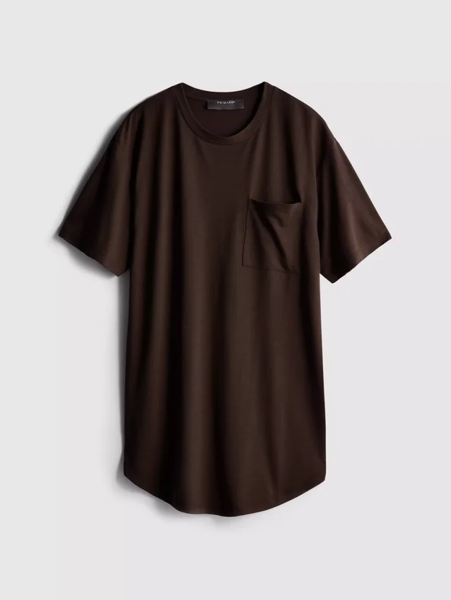 Tricou lung cu guler rotund Tricou lung cu guler rotund