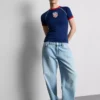 Tricou lung pentru bebeluși cu motiv „USA” Tricou lung pentru bebeluși cu motiv „USA”