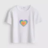 Tricou pentru bebeluși cu inimă „Pride”, cu conținut ridicat de bumbac Tricou pentru bebeluși cu inimă „Pride”, cu conținut ridicat de bumbac