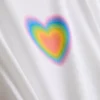 Tricou pentru bebeluși cu inimă „Pride”, cu conținut ridicat de bumbac Tricou pentru bebeluși cu inimă „Pride”, cu conținut ridicat de bumbac